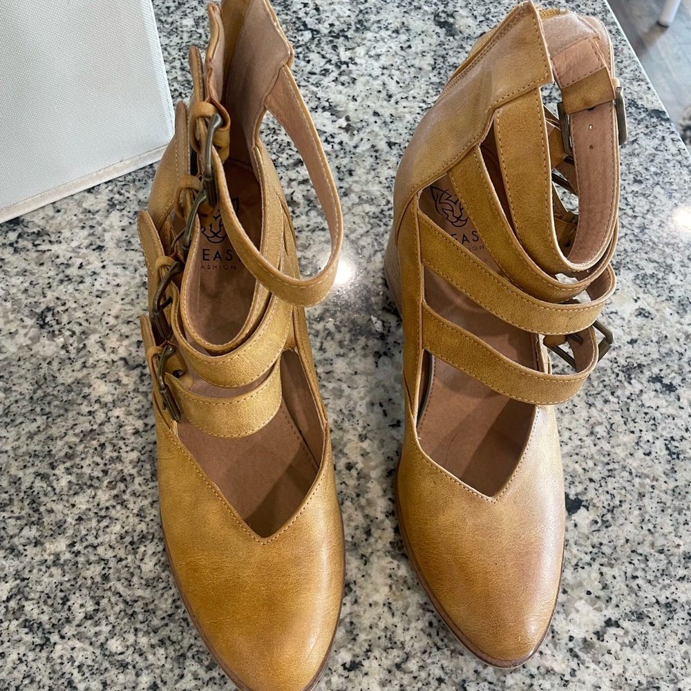 Yellow Belted Beast Shoes